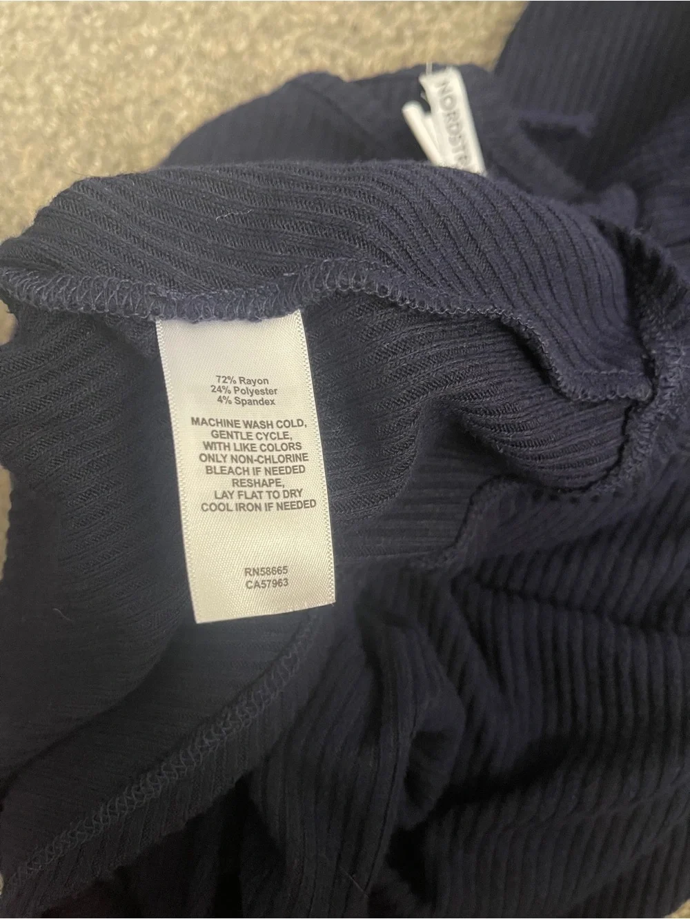 Nordstrom Navy Flutter-Sleeve A-Line Dress for Kids